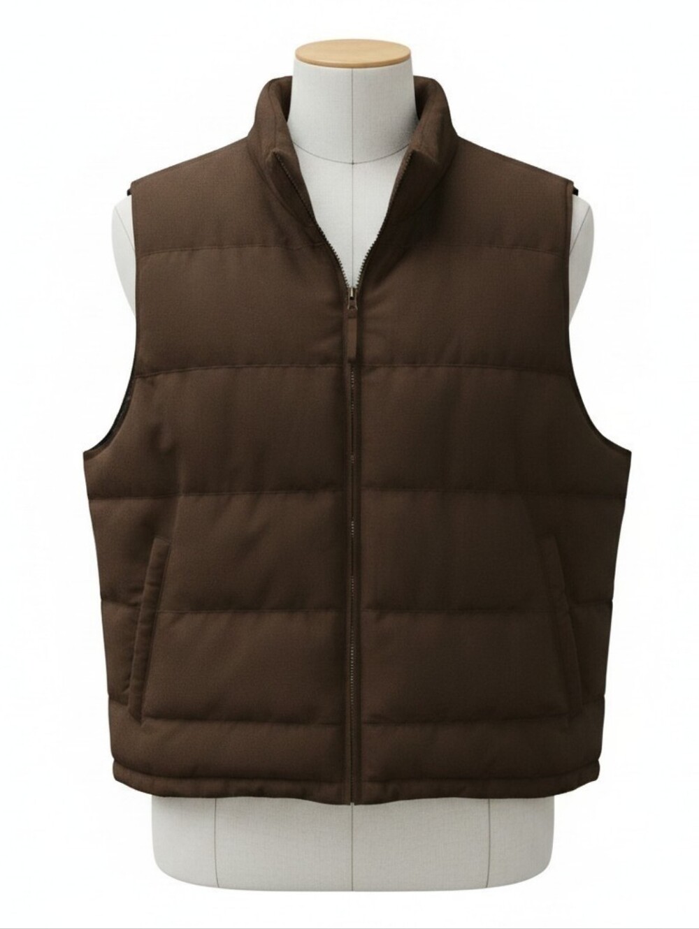 St. John's Bay Dark Brown Men's Vest